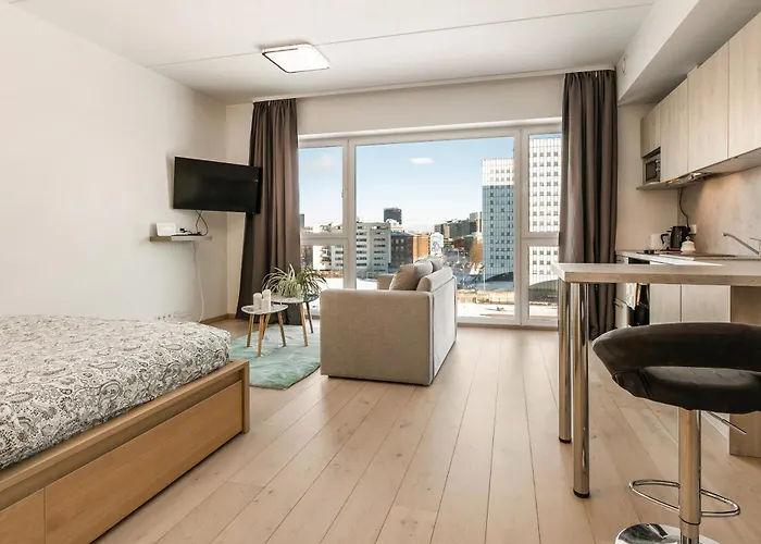 With View And Free Parking 公寓 *